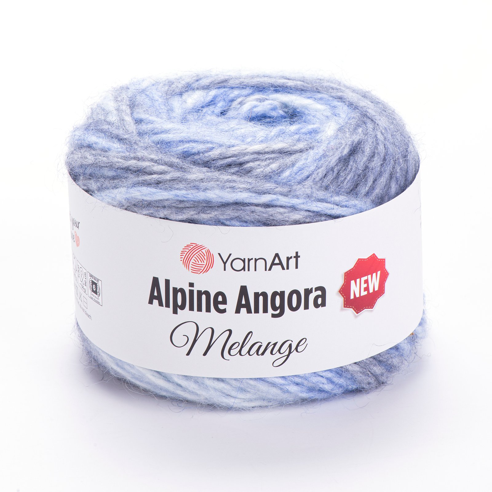YARNART ALPINE ANGORA MELANGE 6401