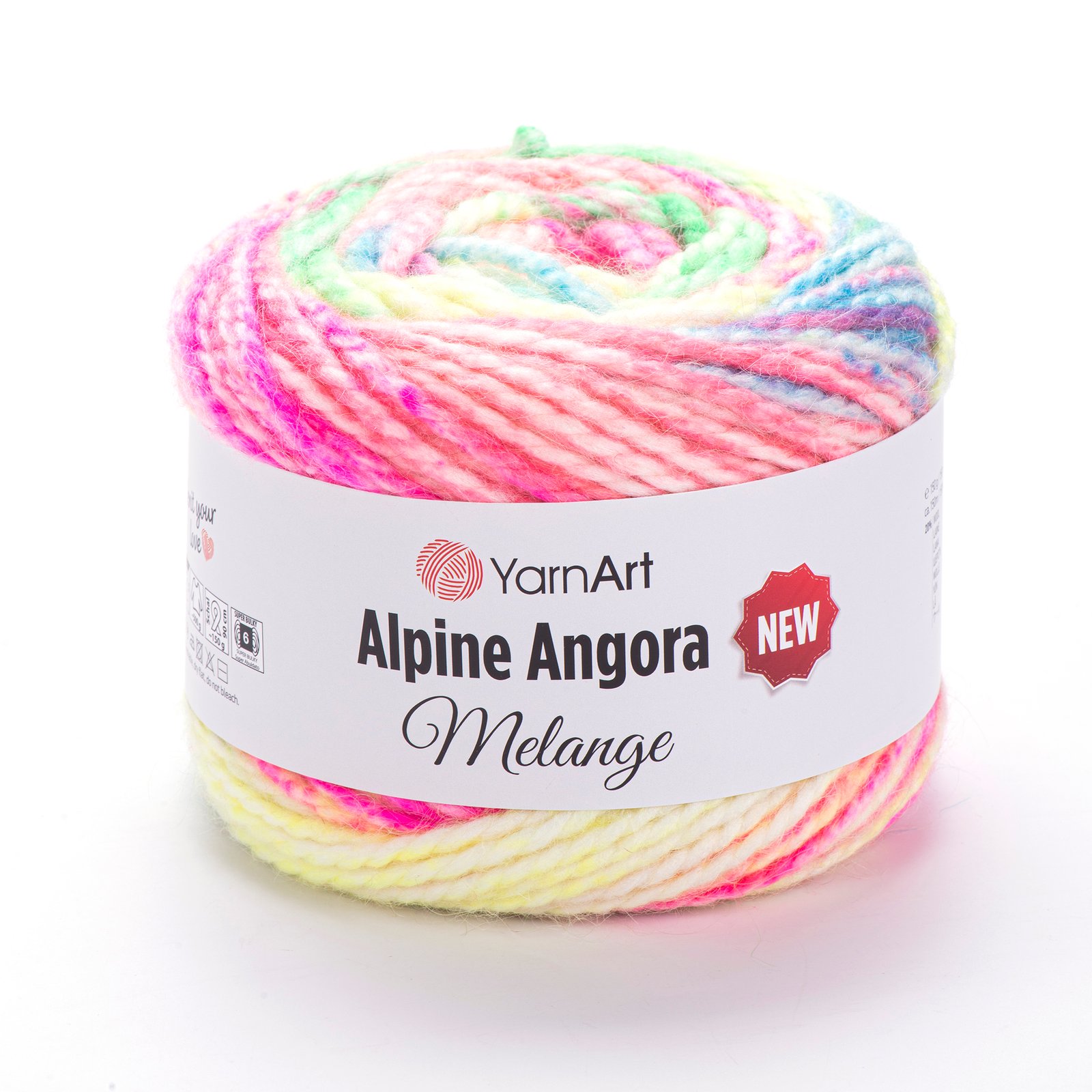 YARNART ALPINE ANGORA MELANGE 6416