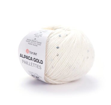 YARNART ALPACA GOLD PAILLETTES 9301