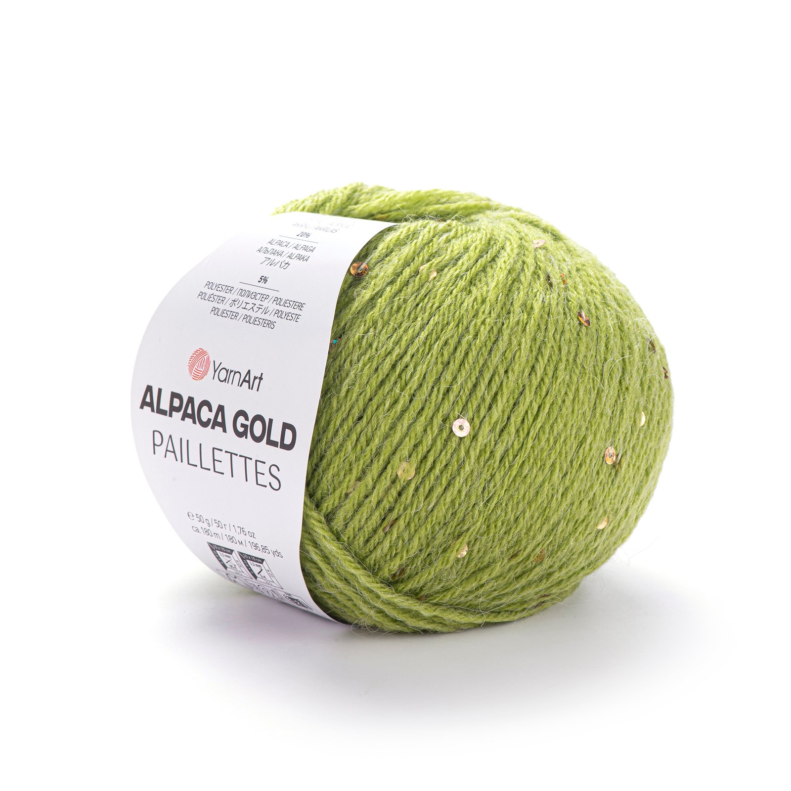 YARNART ALPACA GOLD PAILLETTES 9310