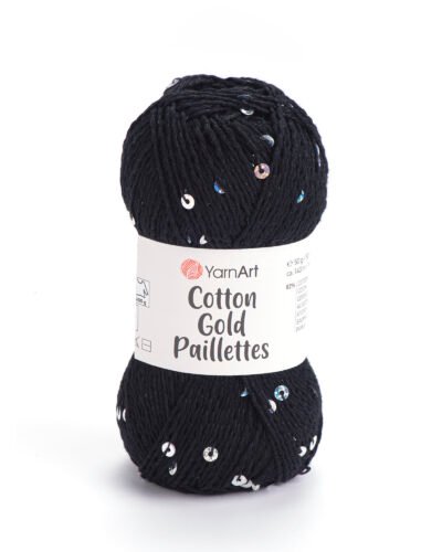 YARNART COTTON GOLD PAILLETTES 7101